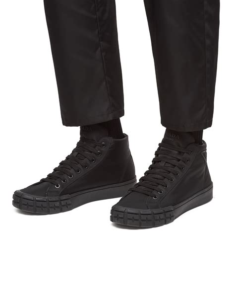 prada wheel high-top sneakers|prada high top sneakers men.